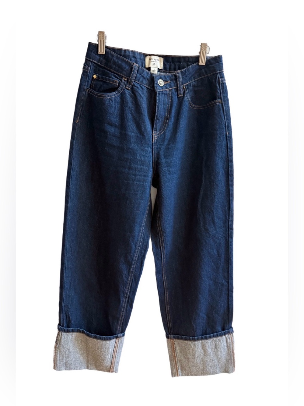 kate Spade Wide Cuff Jeans